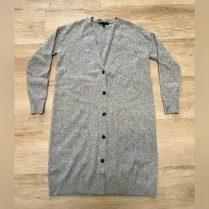 Ann Taylor Long Wool Cardigan Sweater